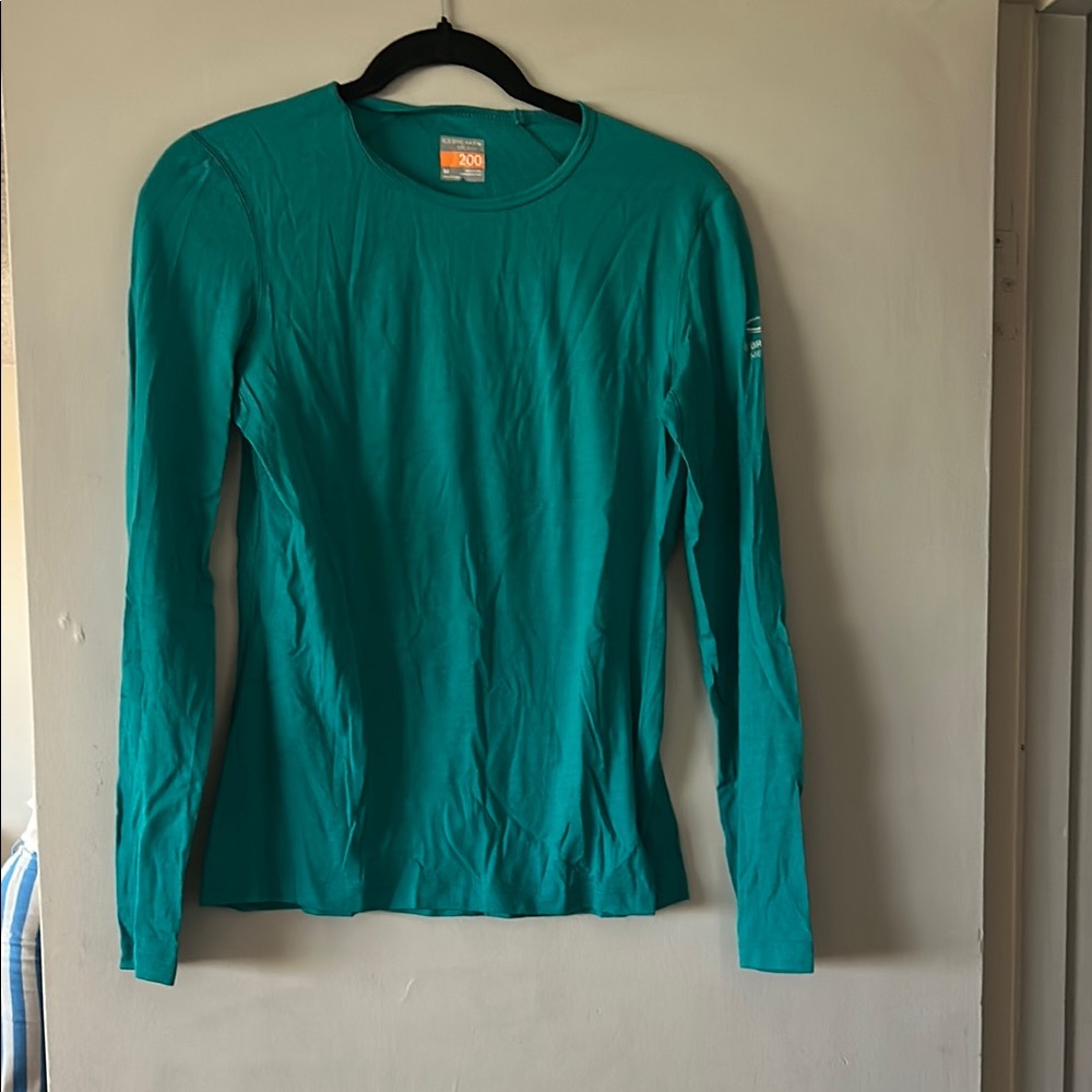 Icebreaker Teal Long Sleeve Shirt